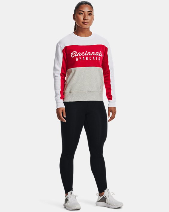 Women's UA Gameday Collegiate Sideline All Day Crew, Red, pdpMainDesktop image number 2
